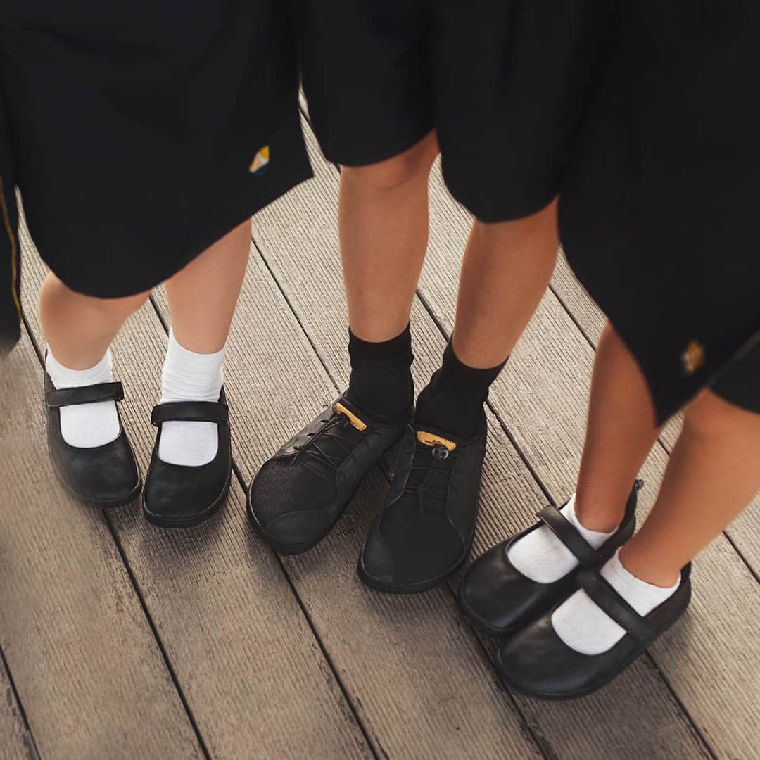 Imagine Your Child in Bulky, Stiff Shoes All Day Long?