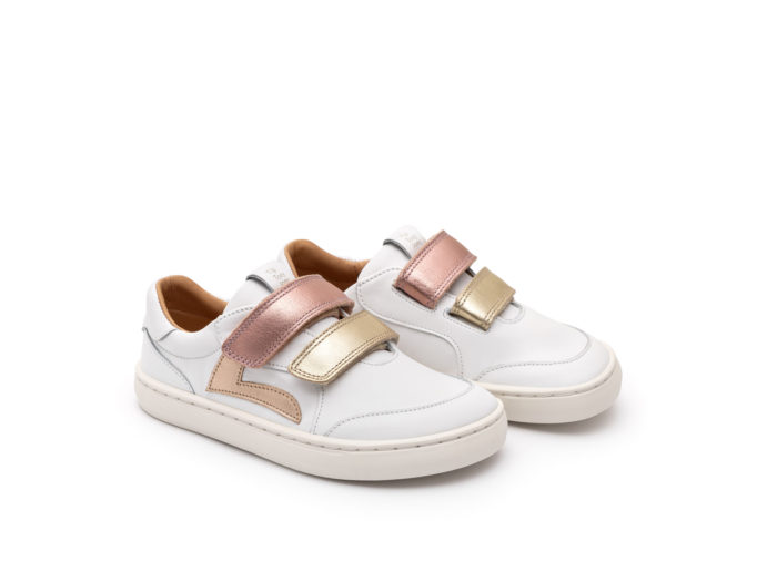 Tip Toey Joey - Ramp Landy - White / Champagne and Rose Gold - Image 4