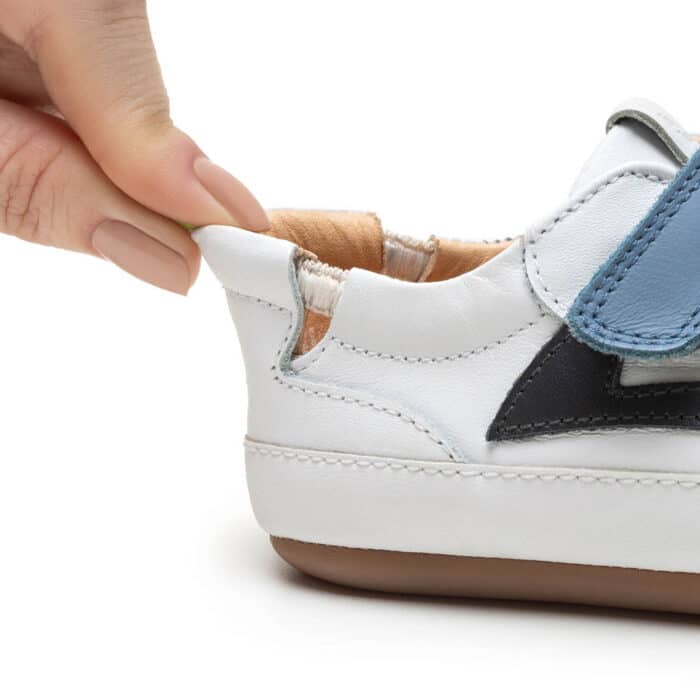 Tip Toey Joey - Landy / White, Navy & Ash - Image 5