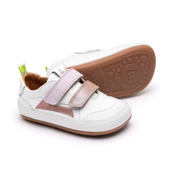 Tip Toey Joey - Landy / White, Pink Dream & Rose Gold - Image 2