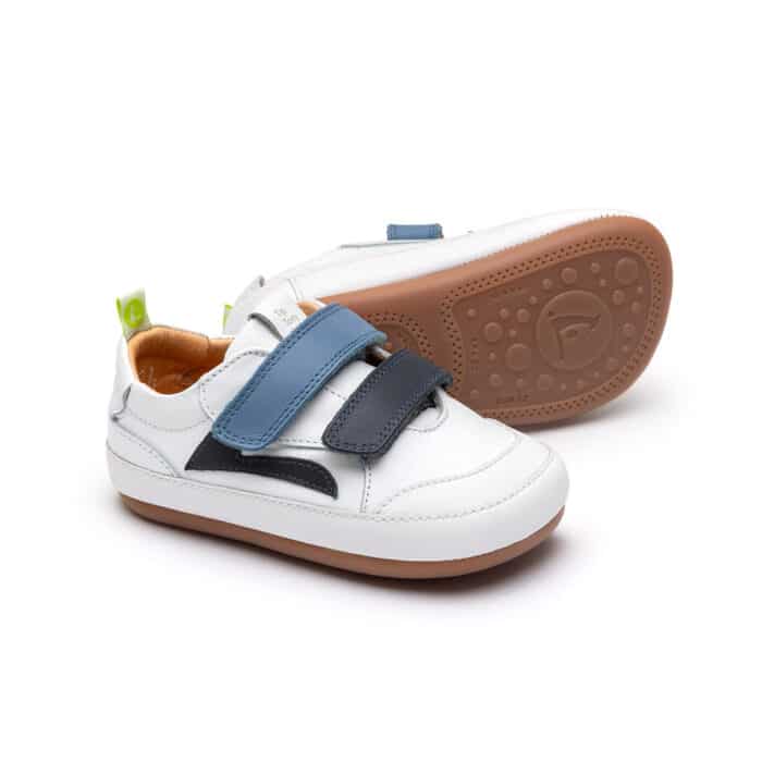 Tip Toey Joey - Landy / White, Navy & Ash - Image 3