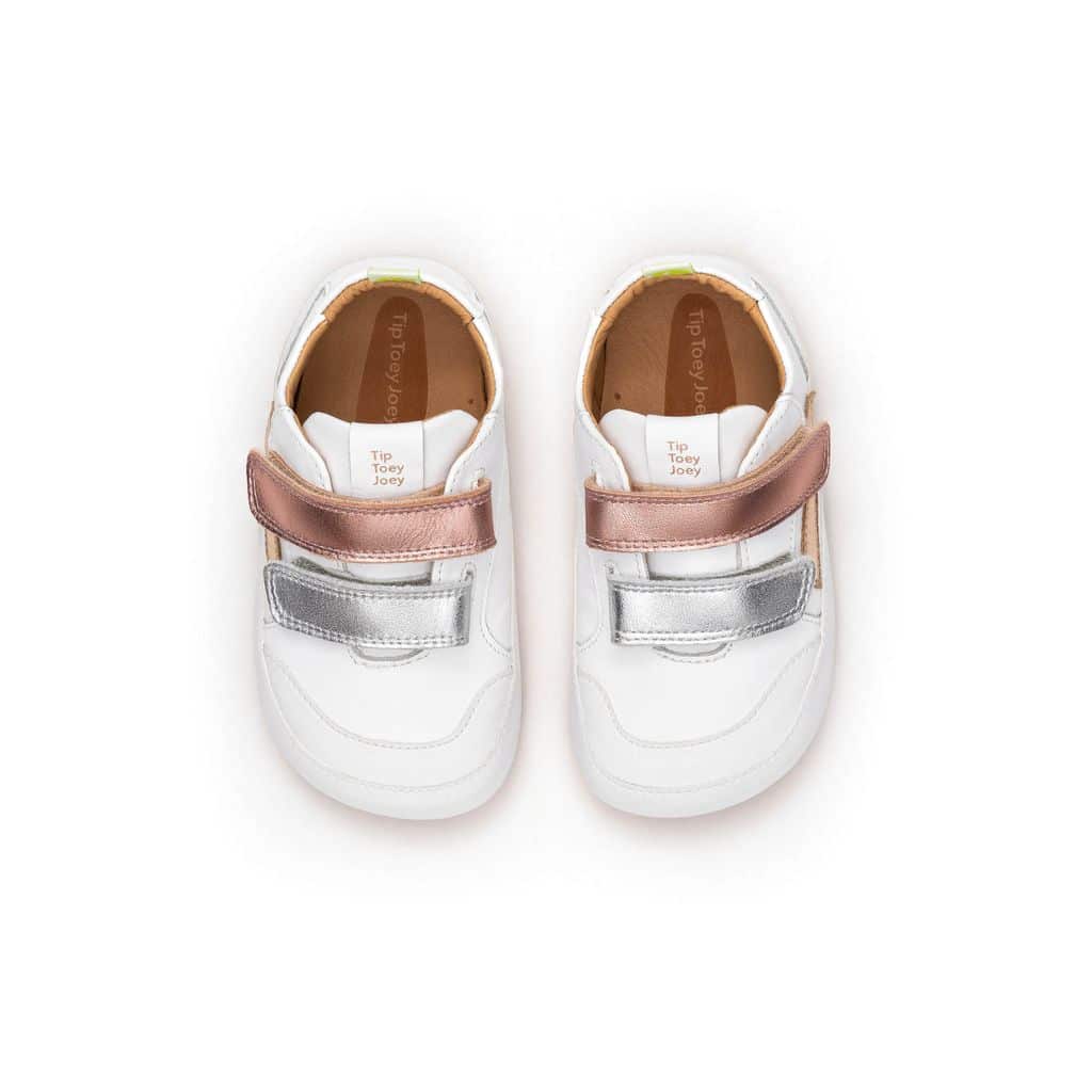 Tip Toey Joey - Landy / White, Sterling Silver & Rose Gold - Image 3