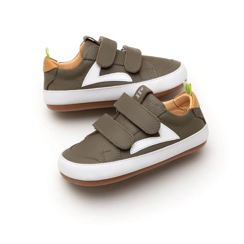 Tip Toey Joey - Hopper Mini / Mineral Green, White & Hay - Image 6